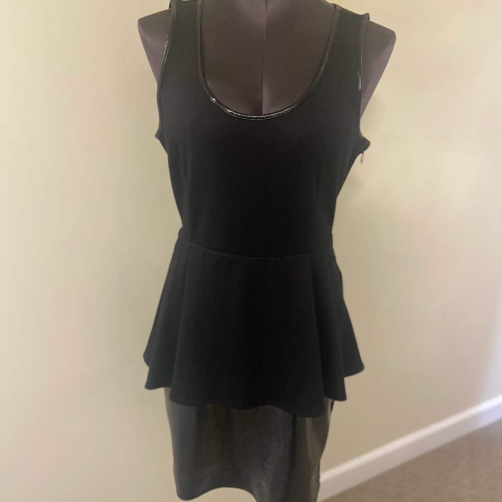 Catherine Malandrino black sleeveless dress size 6